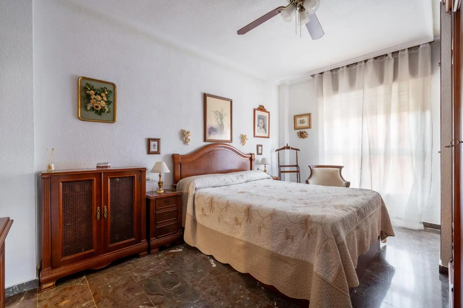 Bedroom of Flat for sale in Almería  with Air Conditioner, Storage room and Balcony
