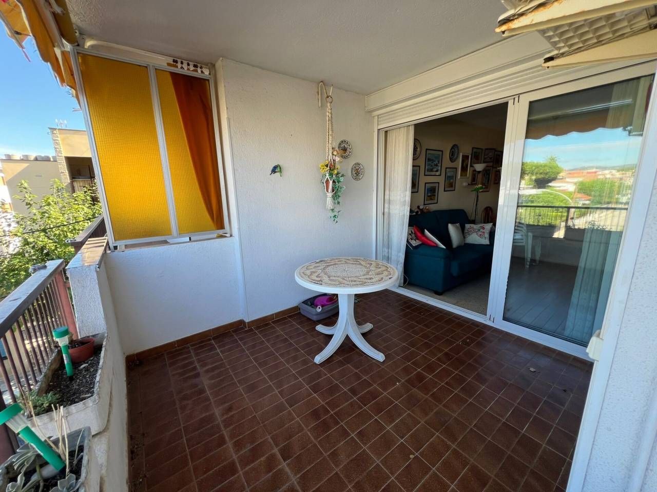 Balcony of Flat for sale in Cubelles  with Air Conditioner, Terrace and Furnished