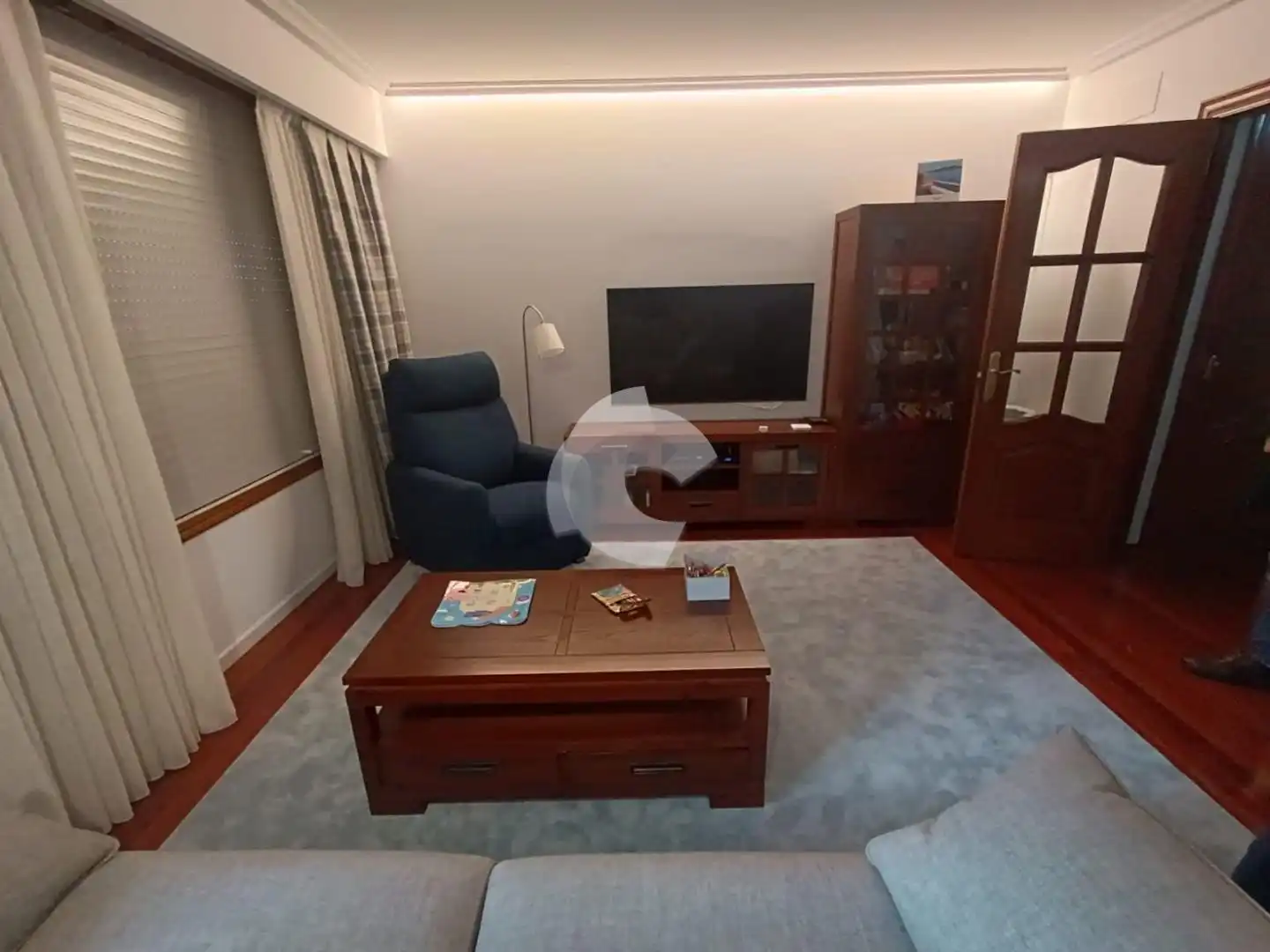 Sala d'estar de Casa adosada de lloguer en Ourense Capital  amb Jardí privat