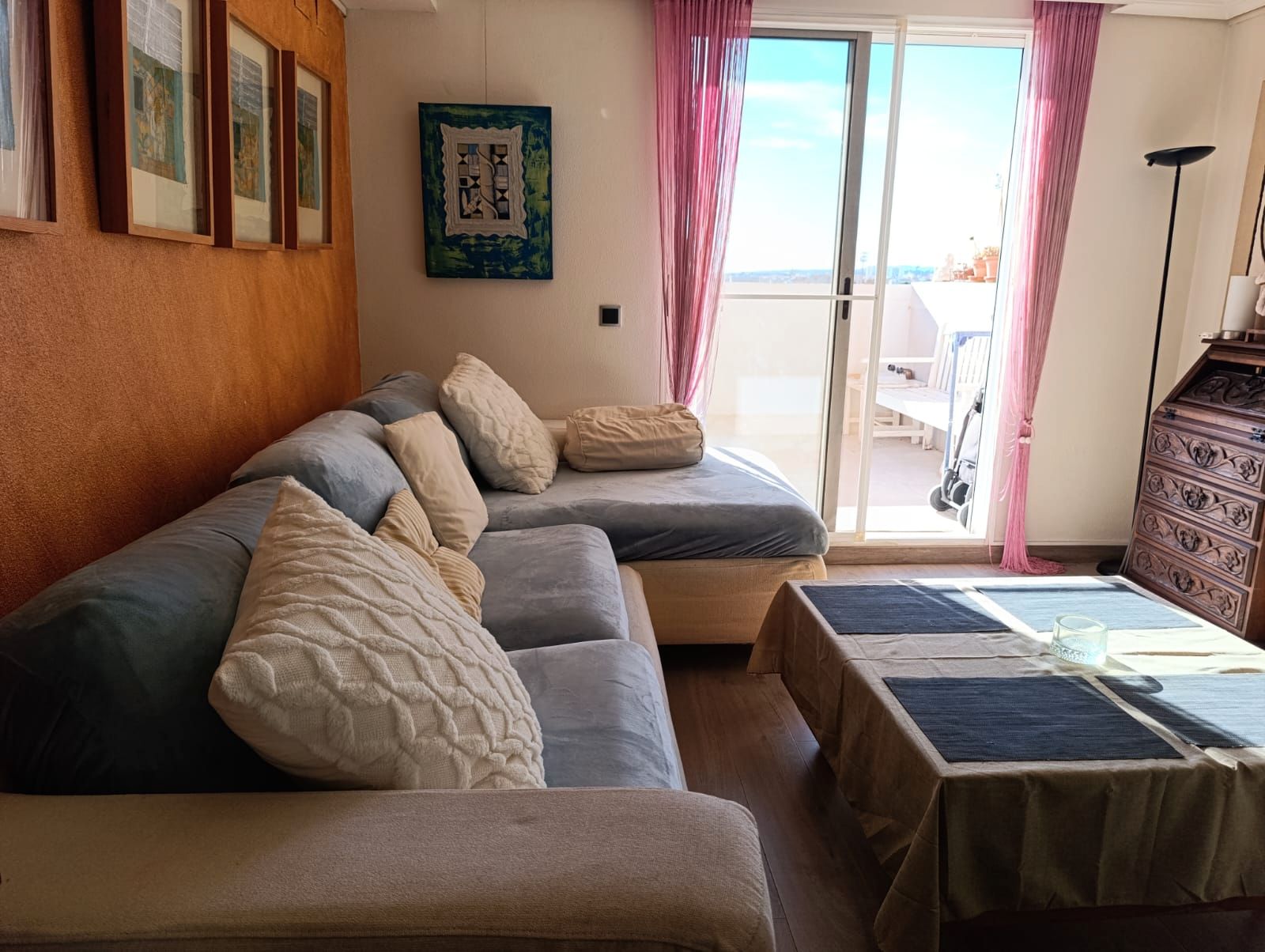 Living room of Attic for sale in Alaquàs  with Air Conditioner, Heating and Parquet flooring