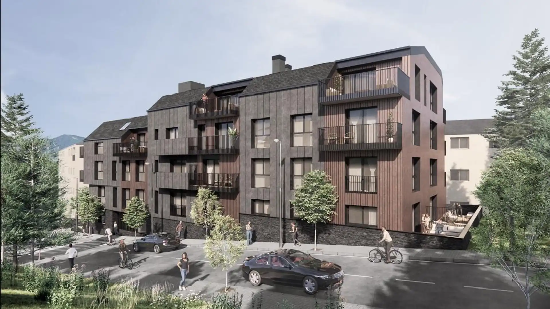 Vista exterior de Dúplex en venta en Encamp con Calefacción y Parquet