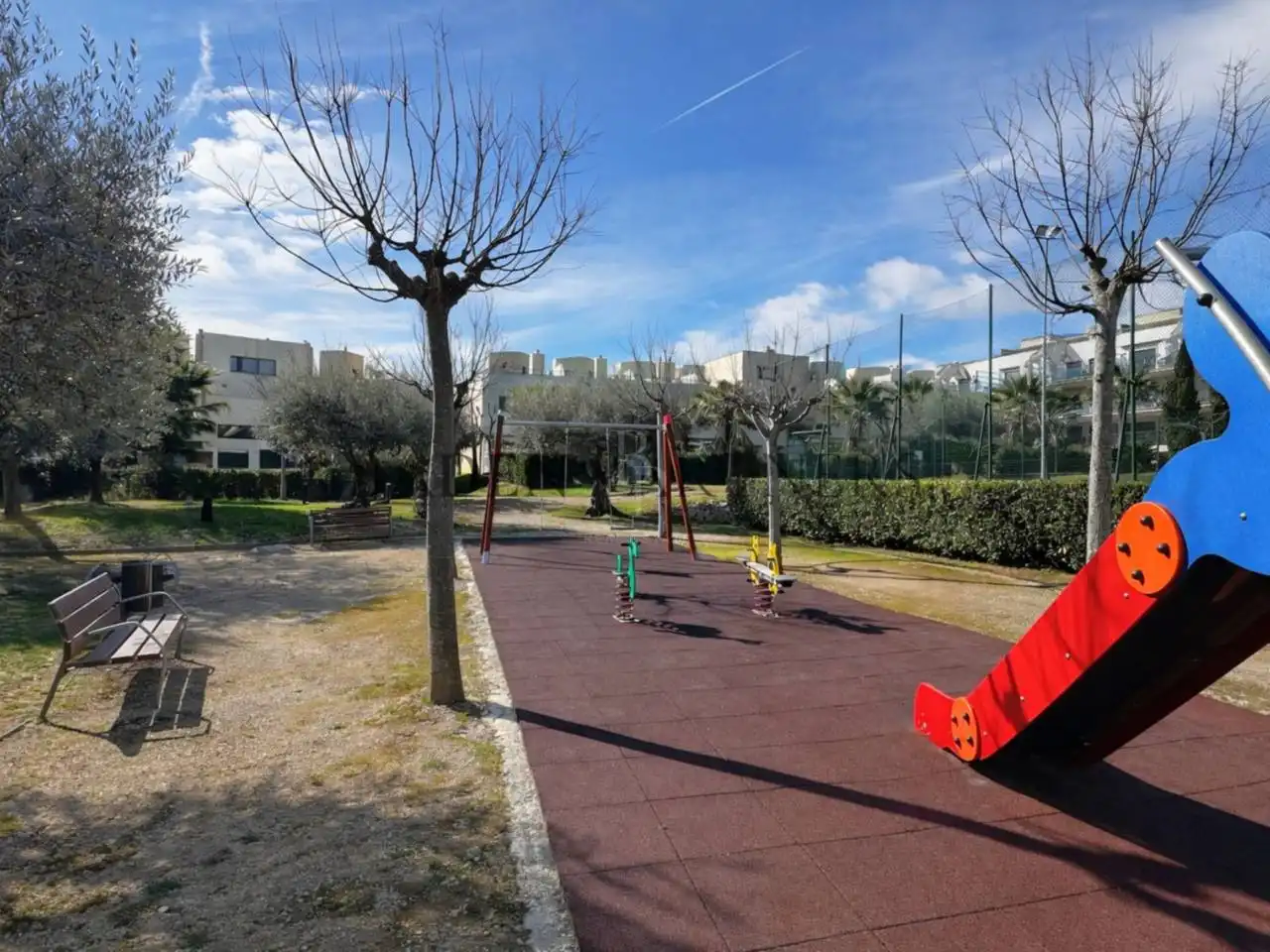Außenansicht von Wohnung zum Verkauf in San Jorge / Sant Jordi mit Klimaanlage, Terrasse und Abstellraum