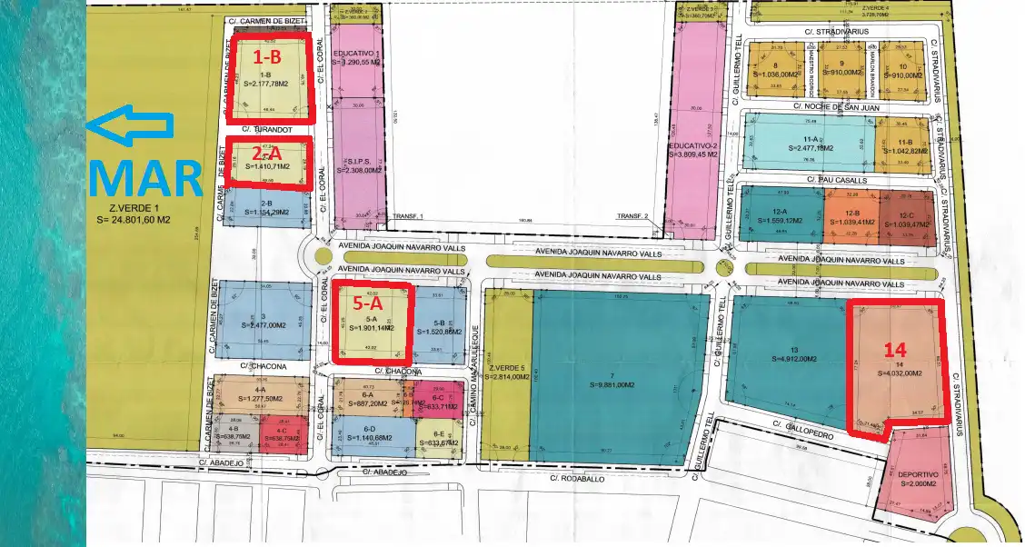 Terreno residencial en venta en Cabo de Gata