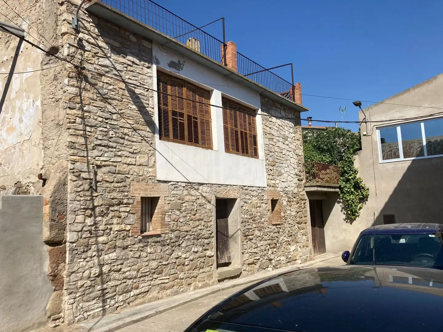Vista exterior de Casa o chalet en venta en Bellcaire d'Urgell con Jardín privado