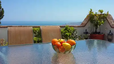 Terrassa de Casa adosada en venda en Mijas amb Aire condicionat, Calefacció i Terrassa