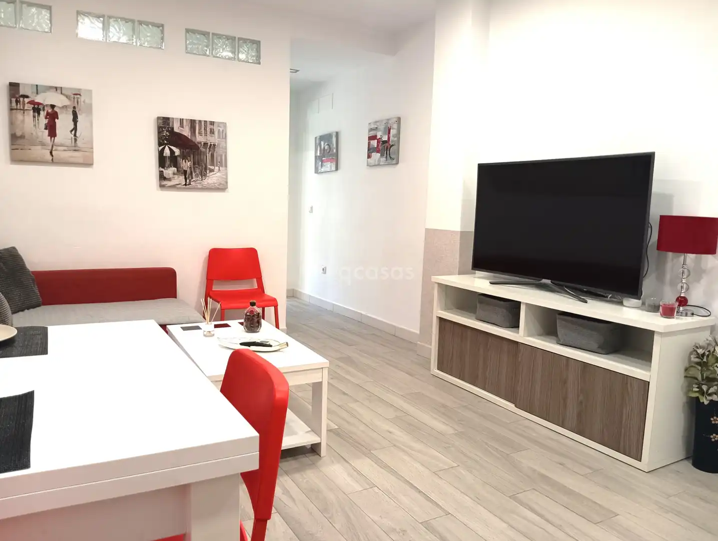 Sala de estar de Planta baja en venta en Torremolinos con Aire acondicionado, Amueblado y Horno