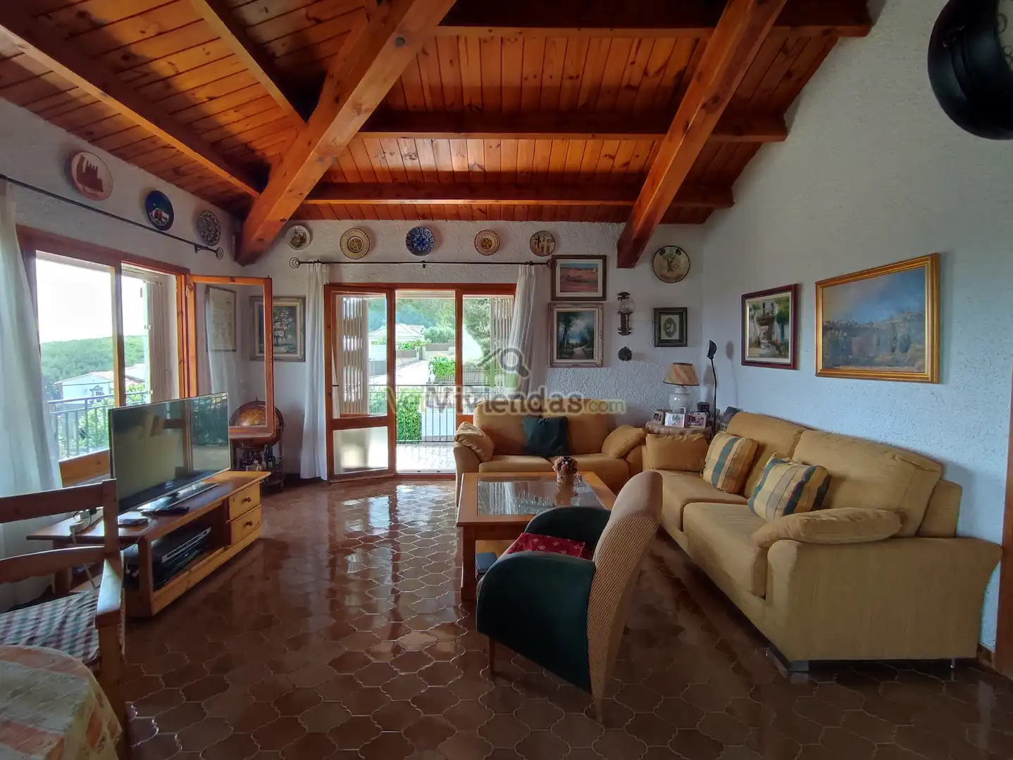 Sala de estar de Casa o chalet en venta en Vallirana con Calefacción, Jardín privado y Terraza