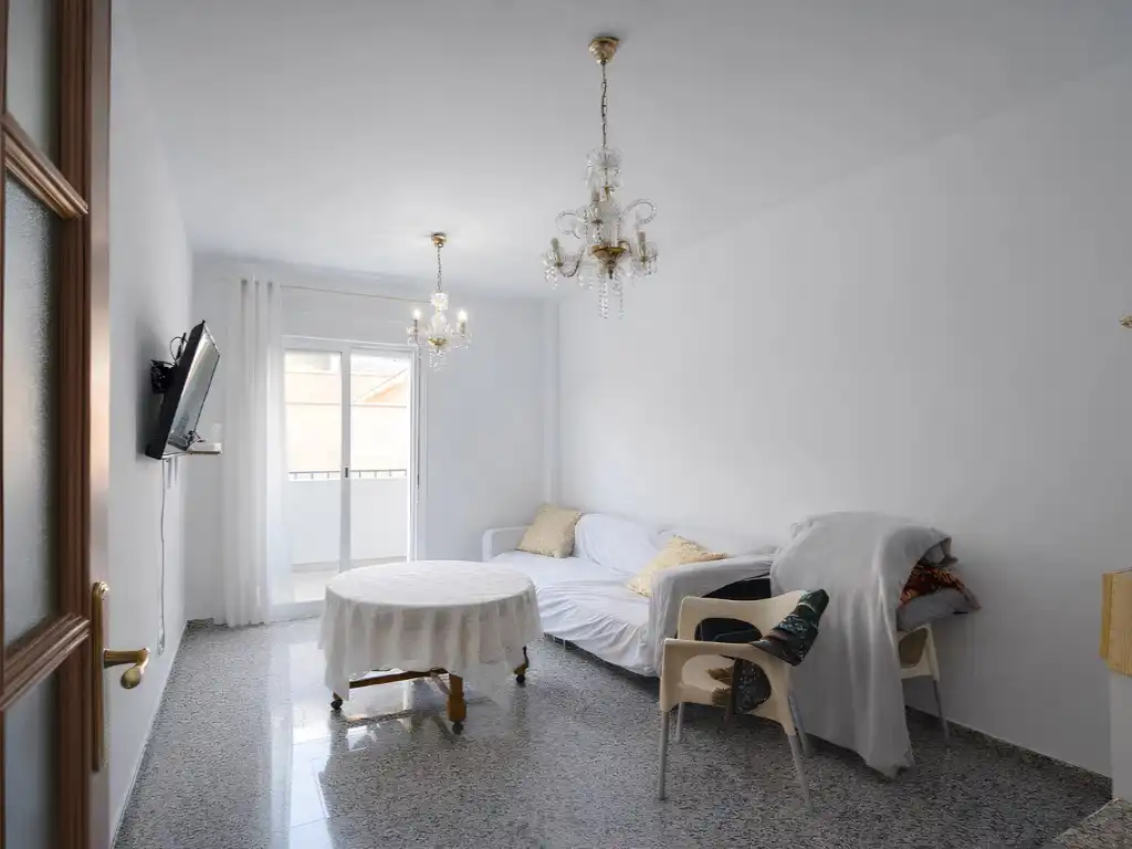 Living room of Flat for sale in Fuengirola  with Terrace, Furnished and Oven