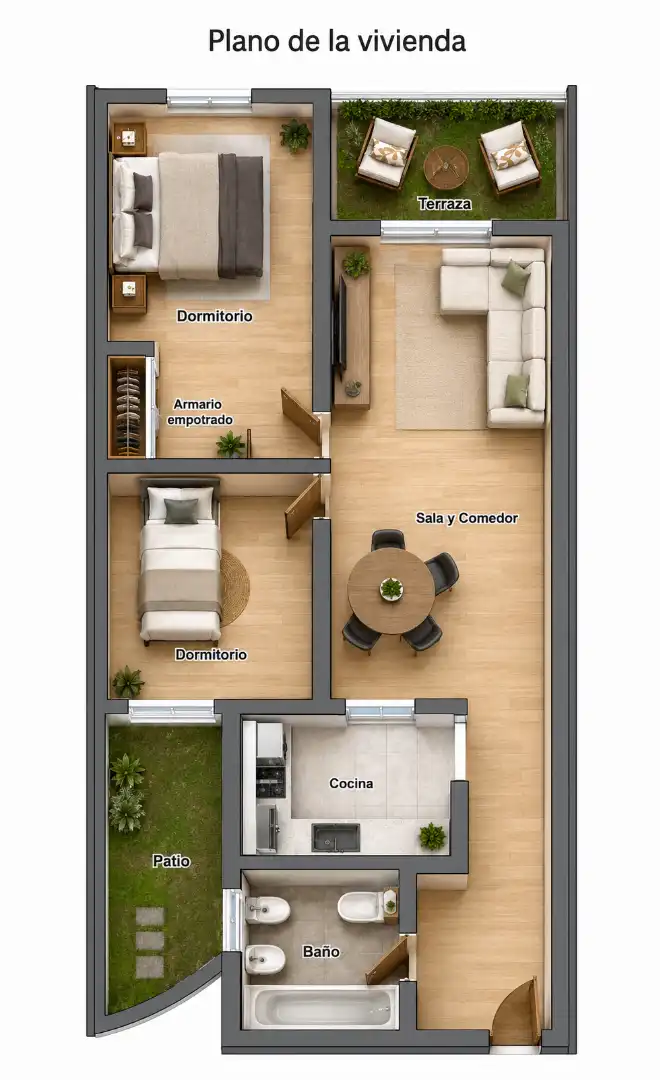 Piso en venta en Torrevieja con Aire acondicionado, Calefacción y Terraza