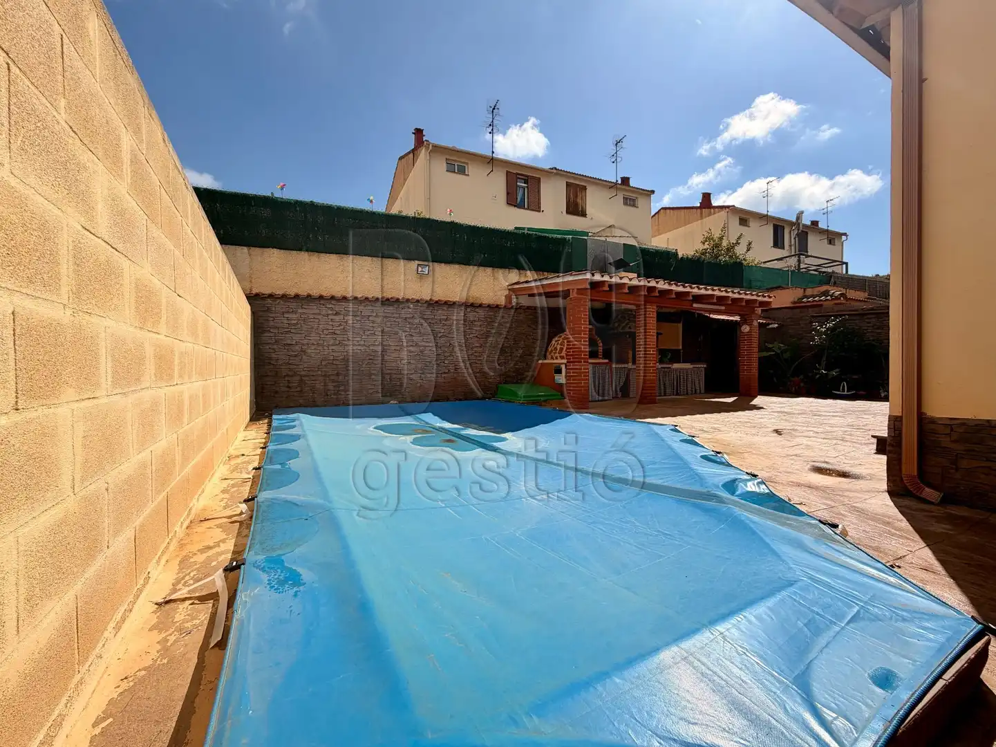 Swimming pool of Detached homes for sale in Els Pallaresos  with Air Conditioner, Heating and Private garden