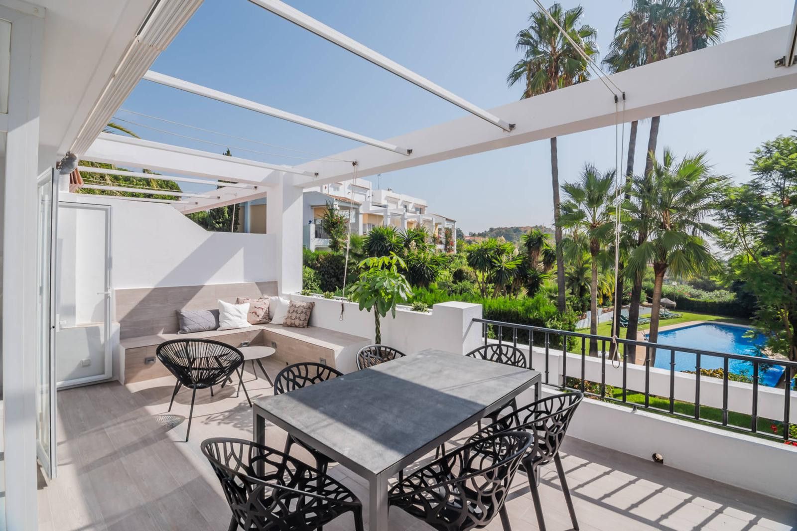 Terrassa de Apartament en venda en Benahavís amb Aire condicionat, Calefacció i Terrassa
