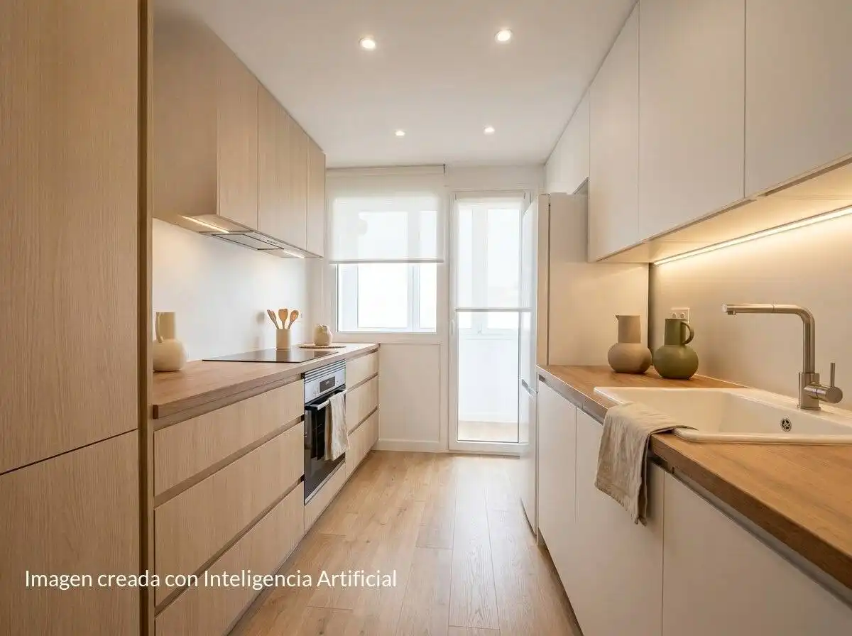 Kitchen of Flat for sale in Alicante / Alacant  with Terrace and Balcony