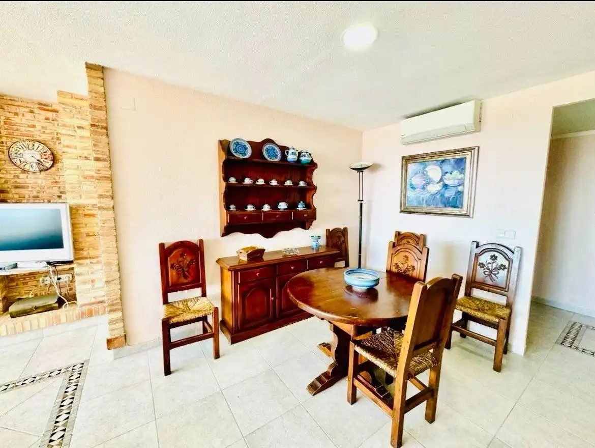 Dining room of Flat for sale in Sueca  with Air Conditioner, Private garden and Storage room