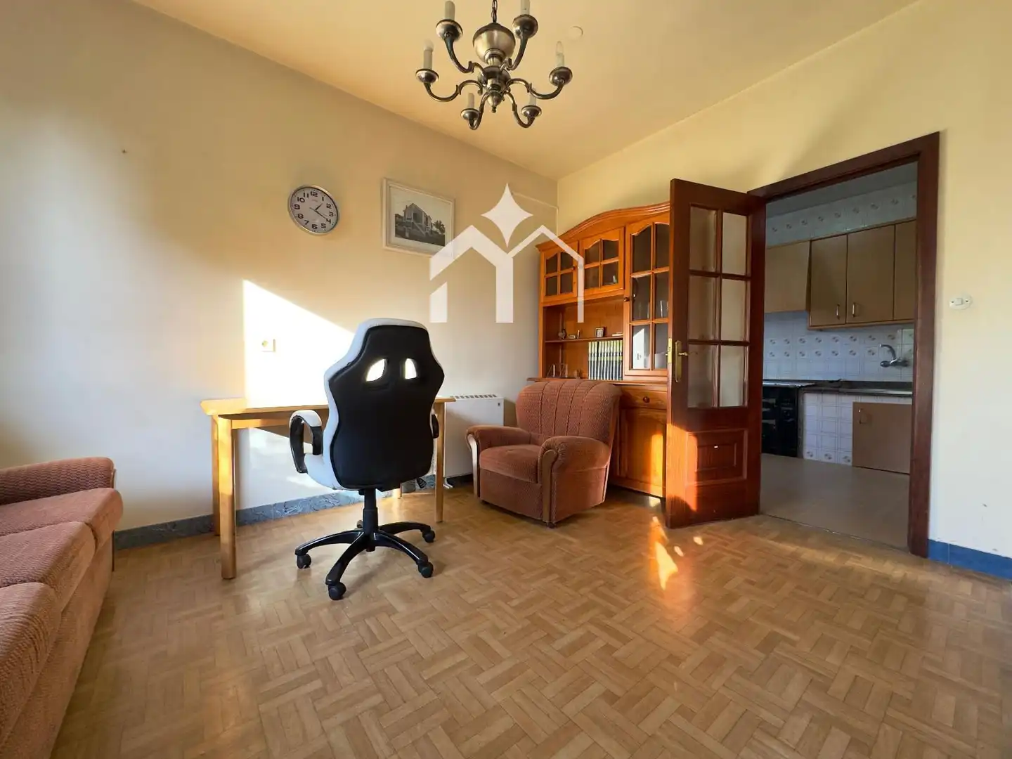 Wohnzimmer von Haus oder Chalet zum Verkauf in Bueu mit Heizung und Ofen