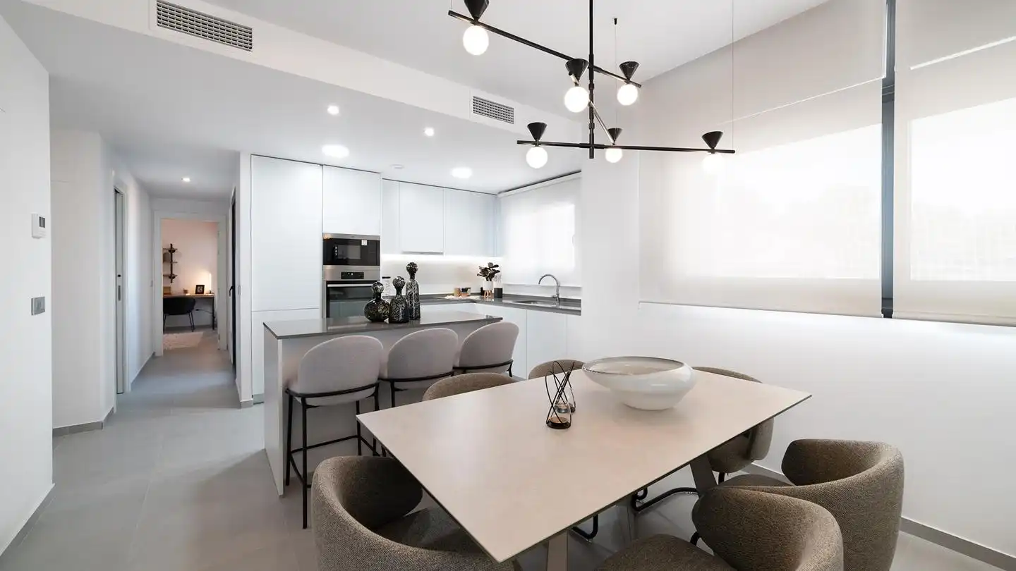Cocina de Piso en venta en Benidorm con Aire acondicionado, Terraza y Piscina