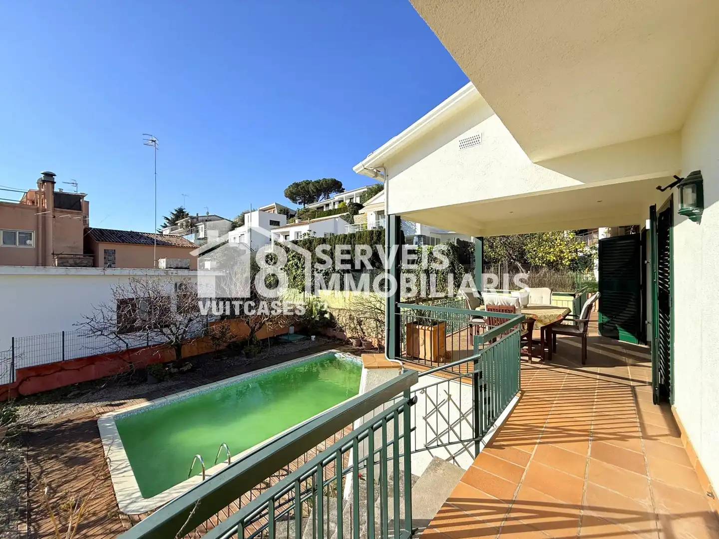 Vista exterior de Casa o chalet en venta en Sant Vicenç de Montalt con Calefacción, Jardín privado y Piscina