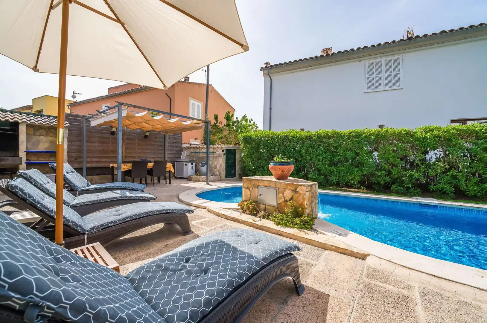 Terrace of Houses for rent in Alcúdia  with Air Conditioner, Heating and Terrace