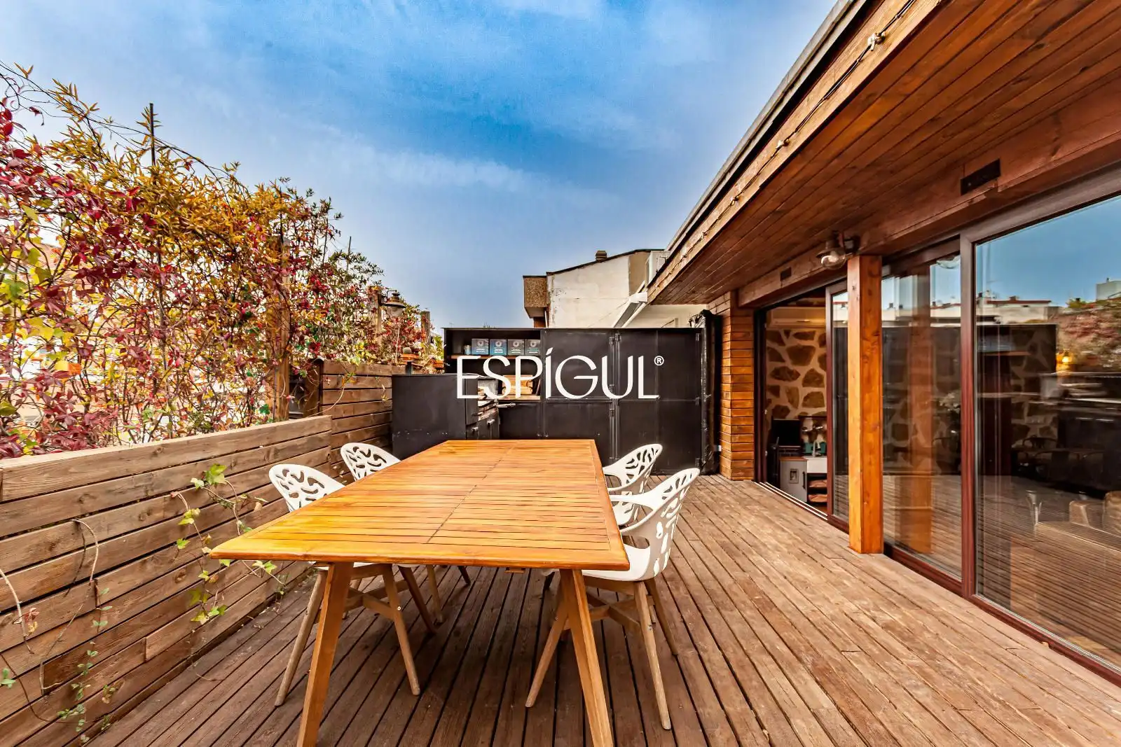 Terrasse von Dachboden zum Verkauf in Madrid mit Klimaanlage, Heizung und Parkett