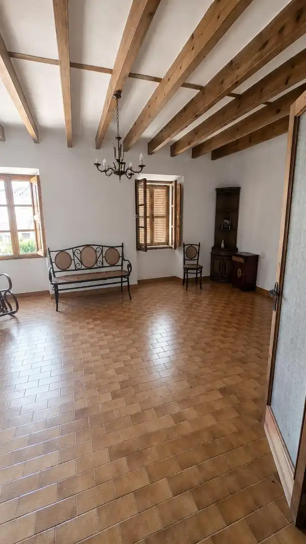 Wohnzimmer von Haus oder Chalet zum Verkauf in Llucmajor mit Privatgarten, Terrasse und Abstellraum