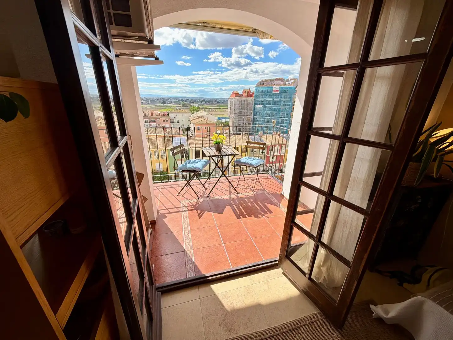 Balcony of Apartments for sale in Alboraya  with Air Conditioner and Storage room