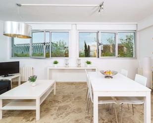 Dining room of Apartment to share in  Valencia Capital  with Air Conditioner and Terrace