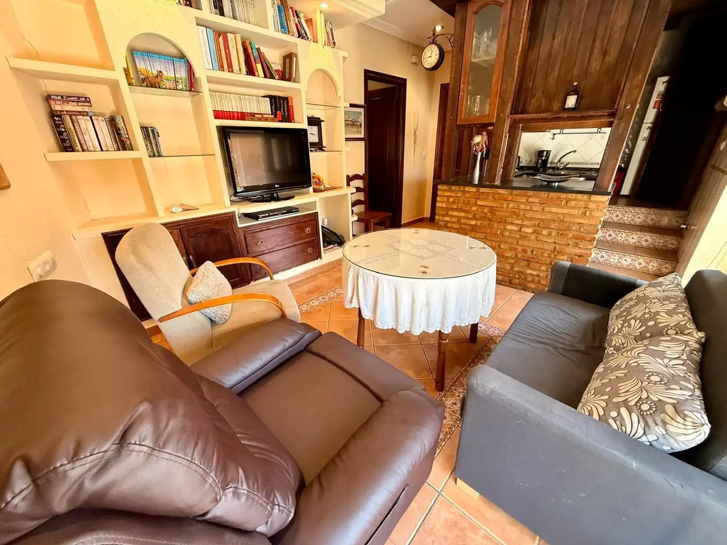 Sala d'estar de Casa o xalet en venda en Badajoz amb Aire condicionat i Traster