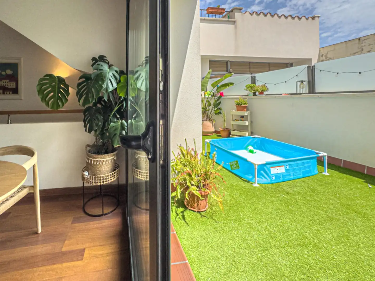 Terraza de Casa adosada en venta en Sant Pere de Ribes con Aire acondicionado, Calefacción y Parquet