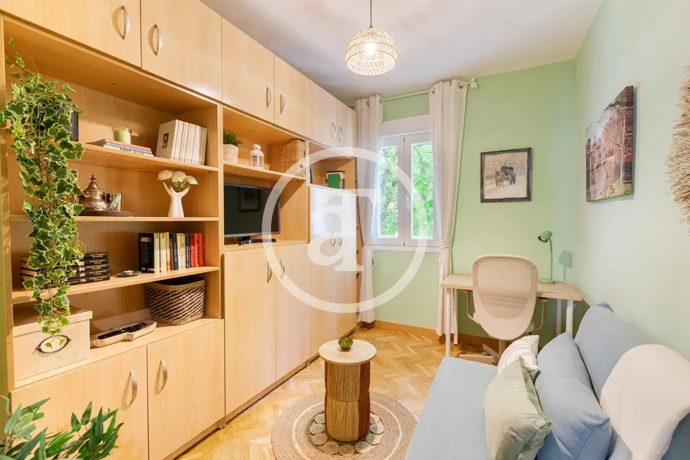 Bedroom of Flat for rent in Madrid  with Air Conditioner, Heating and Furnished