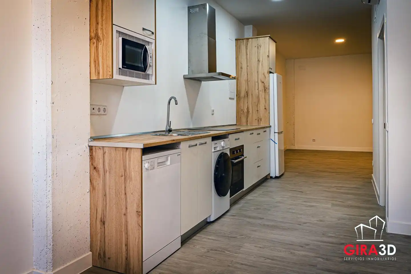 Cuina de Loft de lloguer en Collado Villalba amb Aire condicionat