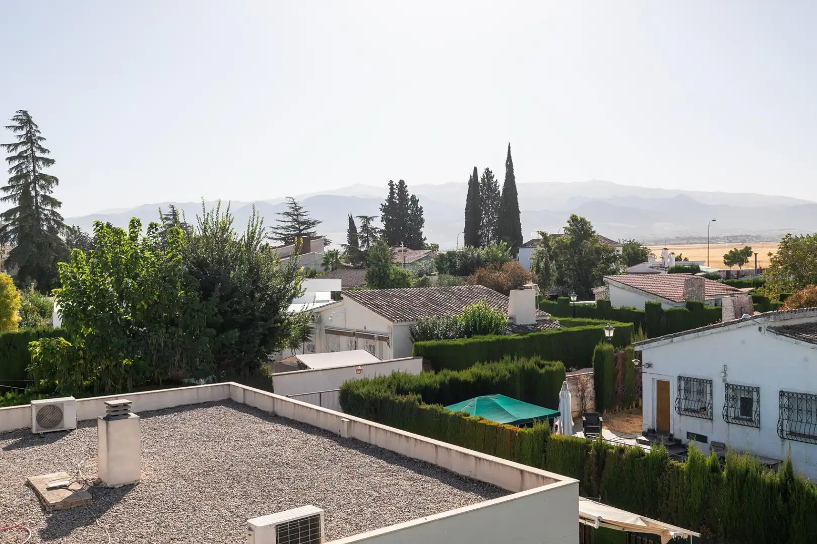 Exterior view of Houses for sale in Churriana de la Vega  with Private garden, Terrace and Swimming Pool