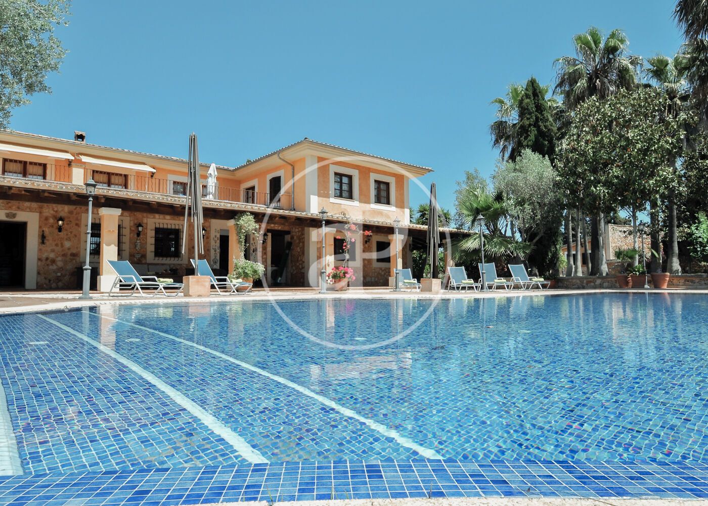 Swimming pool of House or chalet for sale in Binissalem  with Air Conditioner, Heating and Private garden