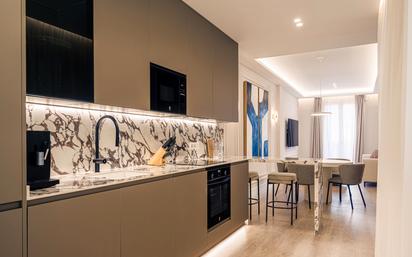 Kitchen of Apartment for sale in  Madrid Capital  with Furnished and Balcony