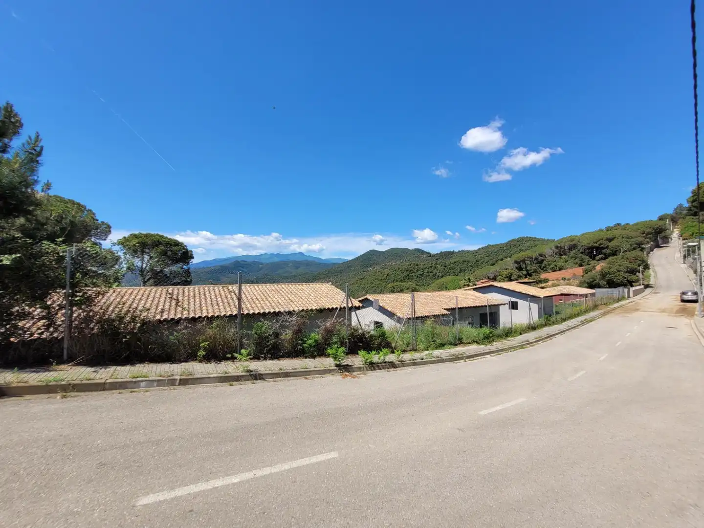 Vista exterior de Finca rústica en venta en Riudarenes con Jardín privado