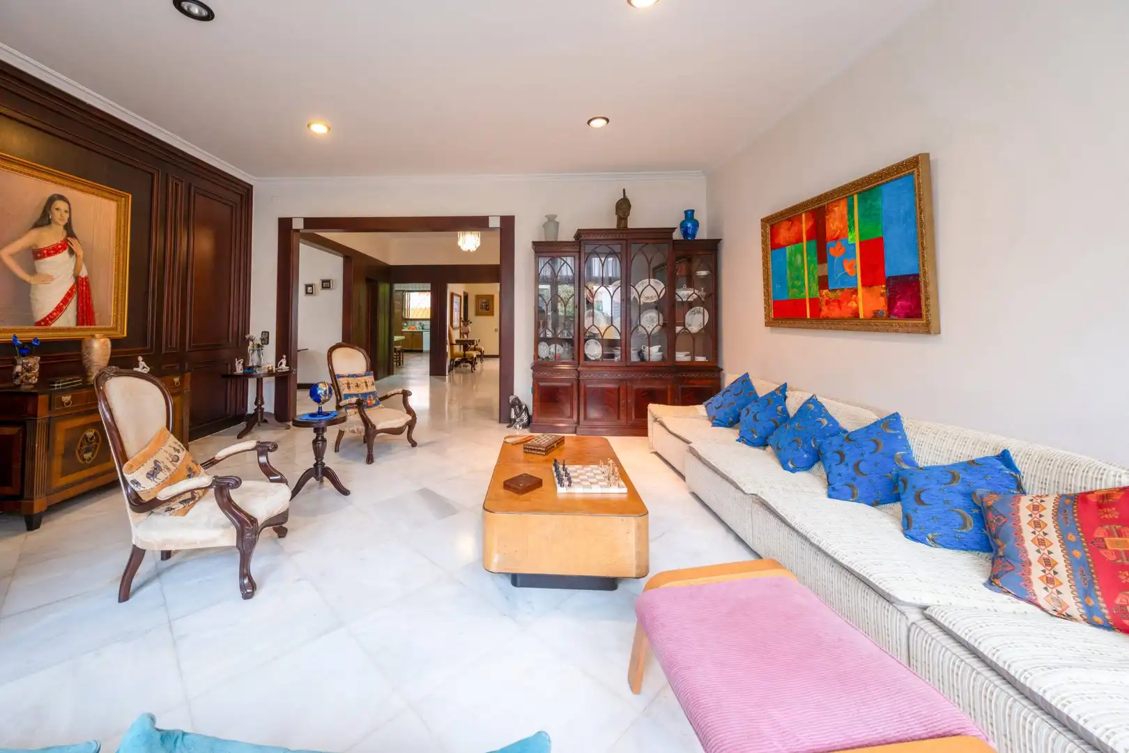 Sala de estar de Casa adosada en venta en Las Palmas de Gran Canaria con Jardín privado, Terraza y Trastero
