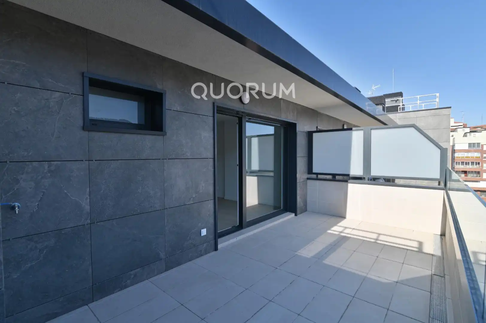 Terrace of Flat for rent in Bilbao   with Heating, Terrace and Storage room