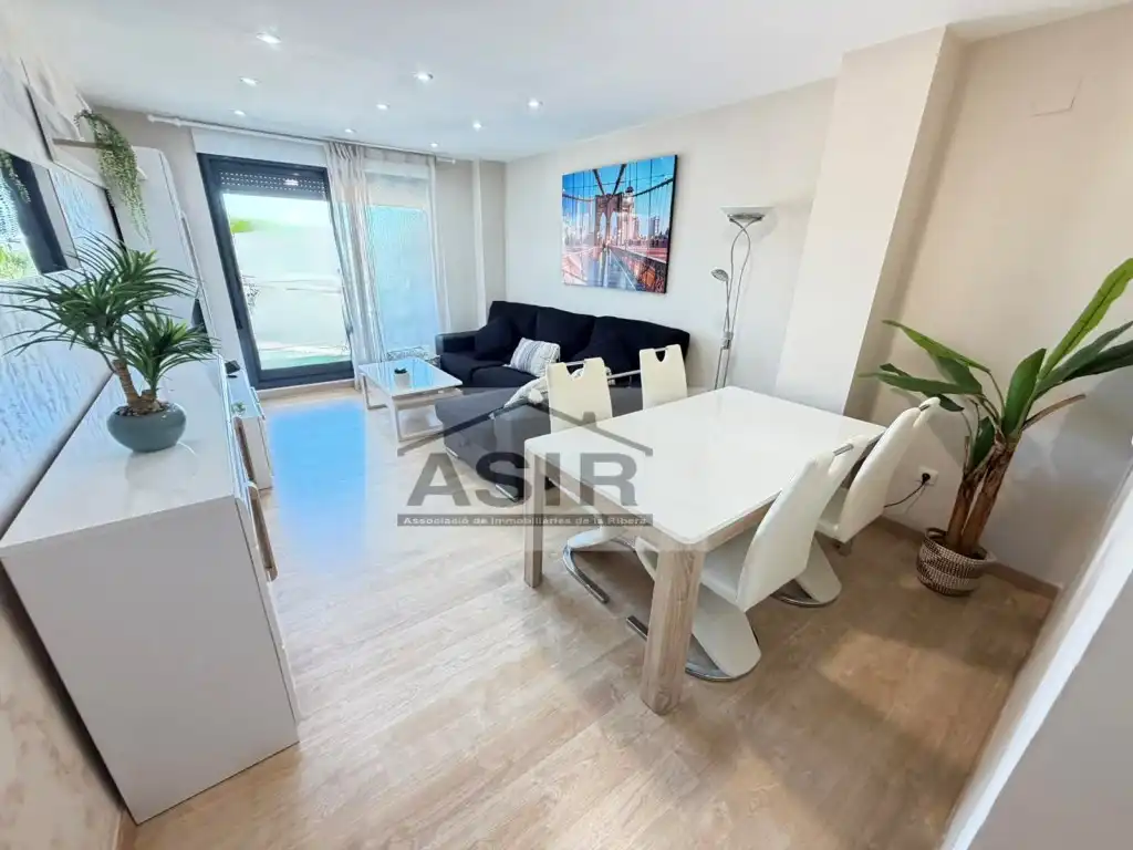 Sala de estar de Piso en venta en Alzira con Terraza