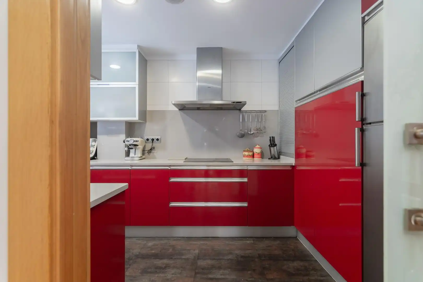 Kitchen of Attic for sale in  Pamplona / Iruña  with Air Conditioner, Heating and Parquet flooring