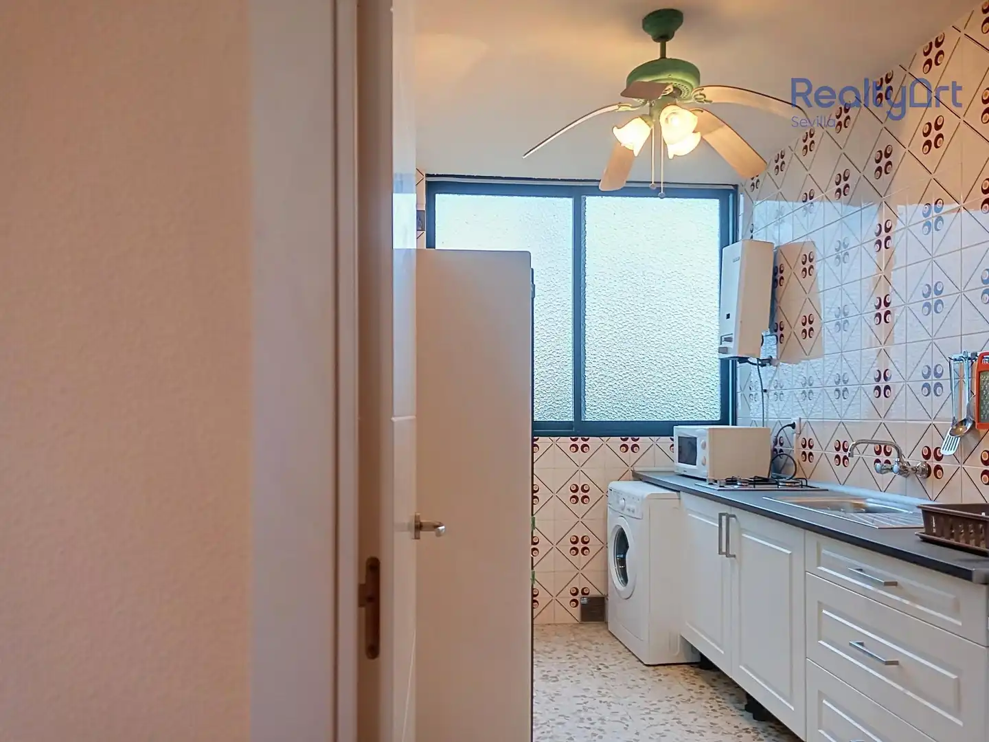Kitchen of Flat for sale in Mazagón  with Air Conditioner, Furnished and Balcony