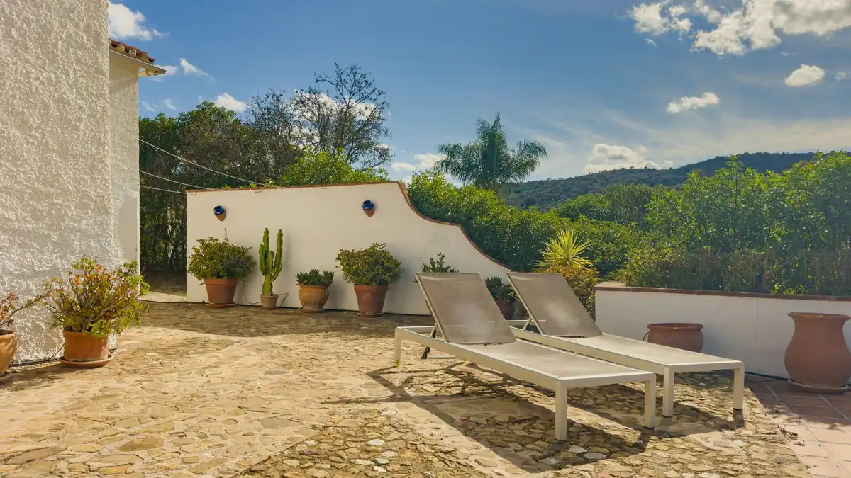Terrassa de Casa o xalet en venda en Almogía amb Aire condicionat, Jardí privat i Terrassa