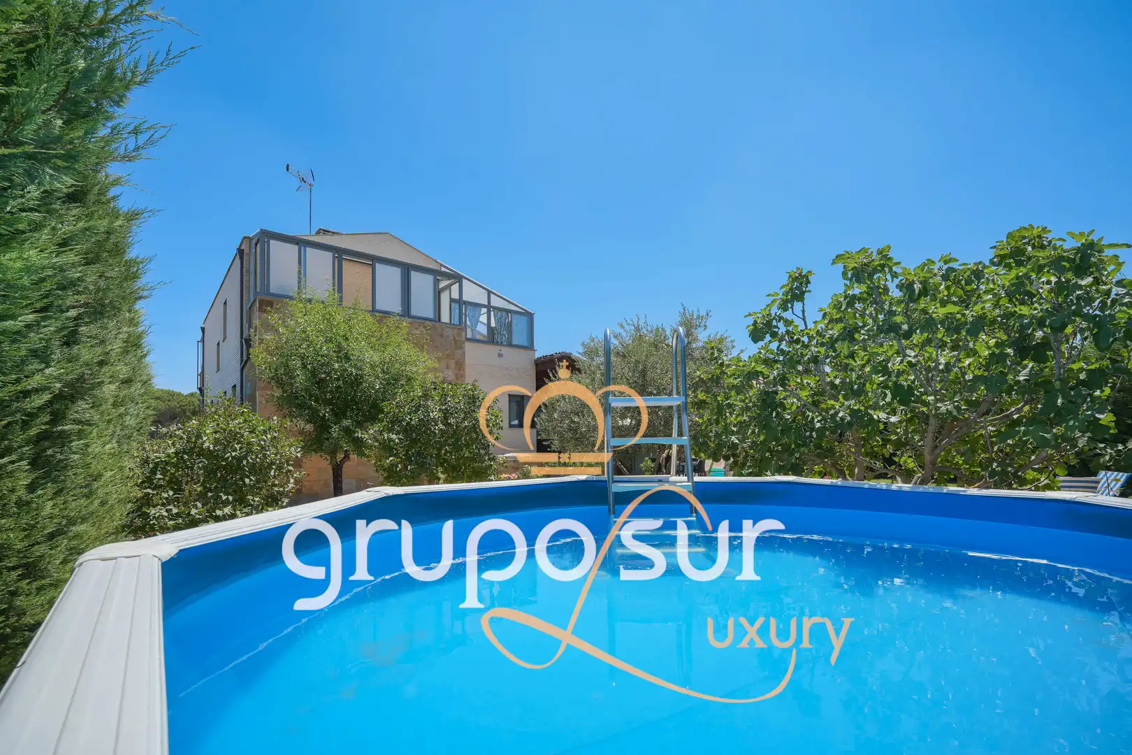 Jardín de Casa o chalet en venta en Aldeamayor de San Martín con Calefacción, Jardín privado y Terraza