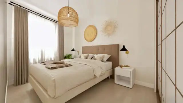 Schlafzimmer von Wohnungen zum Verkauf in Albacete mit Klimaanlage, Heizung und Möbliert