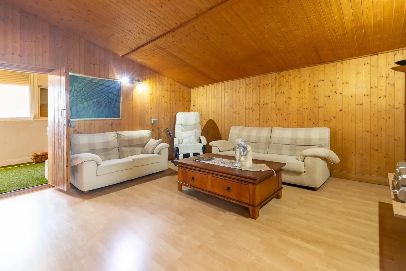 Sala de estar de Casa o chalet en venta en Montserrat con Aire acondicionado, Jardín privado y Terraza