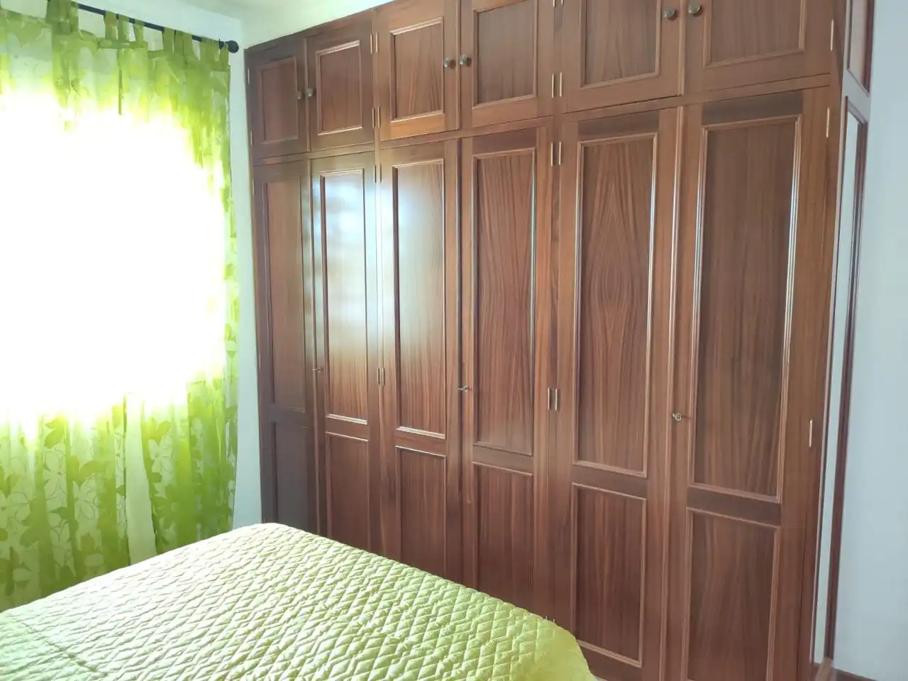Schlafzimmer von Wohnung zur Miete in Sanlúcar de Barrameda mit Klimaanlage, Parkett und Terrasse