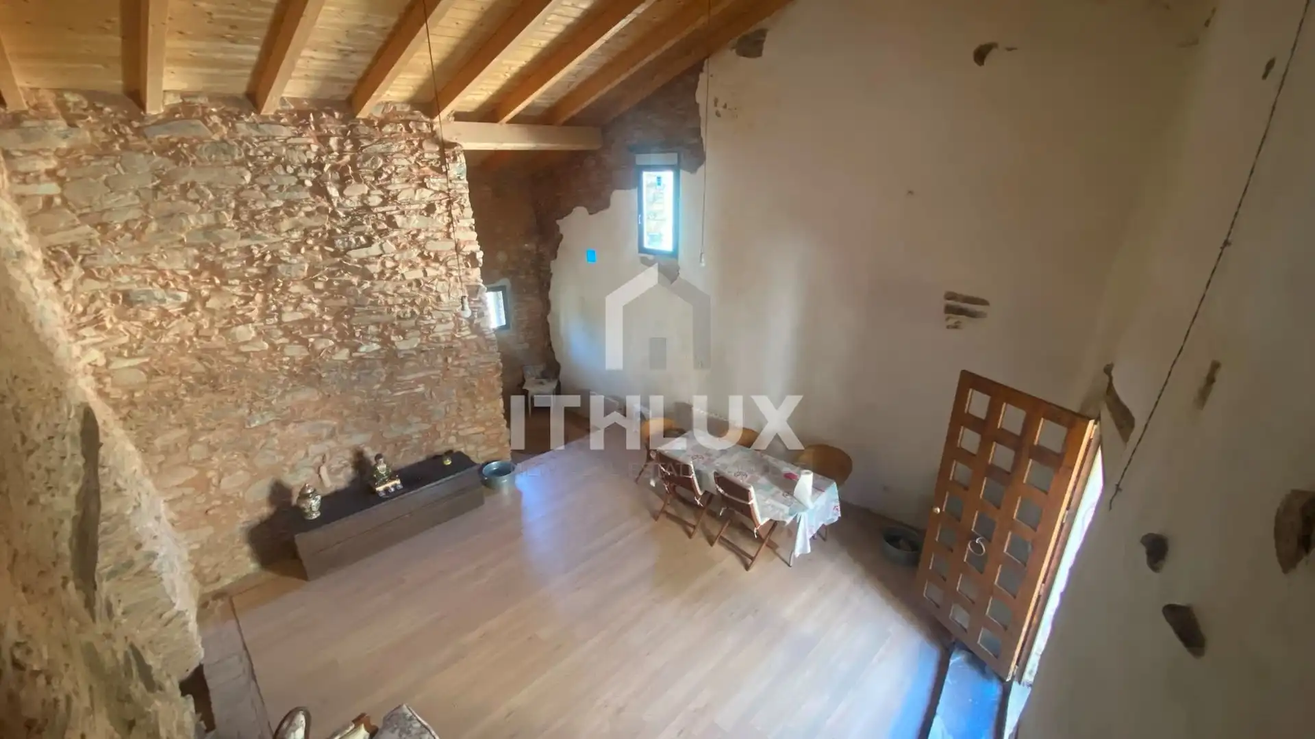 Sala de estar de Casa adosada en venta en Pinofranqueado