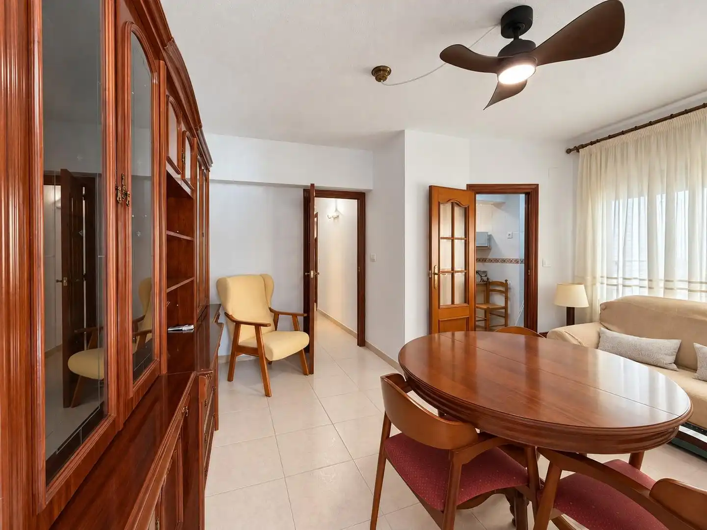 Living room of Flat for rent in Burjassot  with Furnished