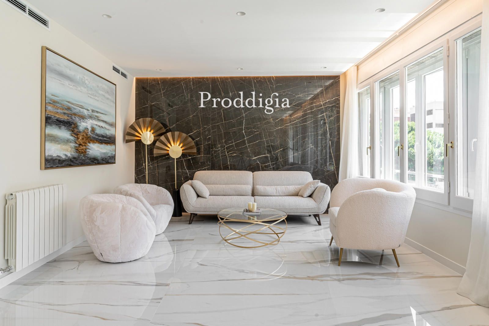 Living room of Flat for sale in  Barcelona Capital  with Air Conditioner, Heating and Storage room