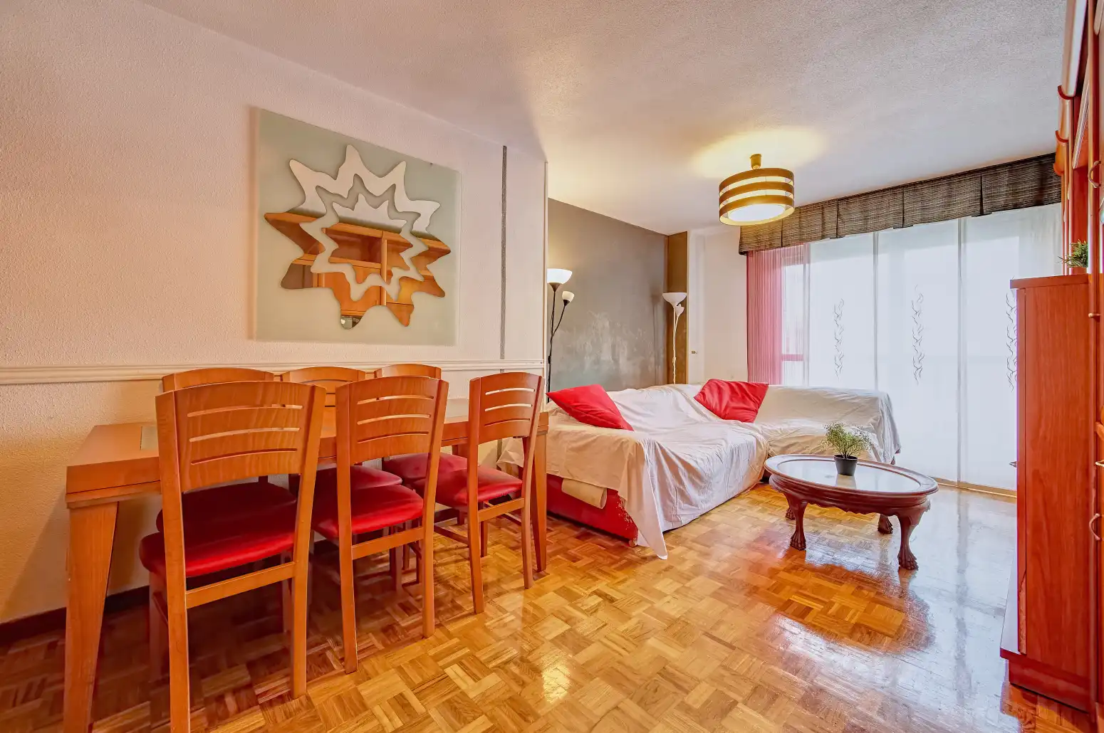 Sala de estar de Piso en venta en Berriozar con Calefacción, Parquet y Trastero