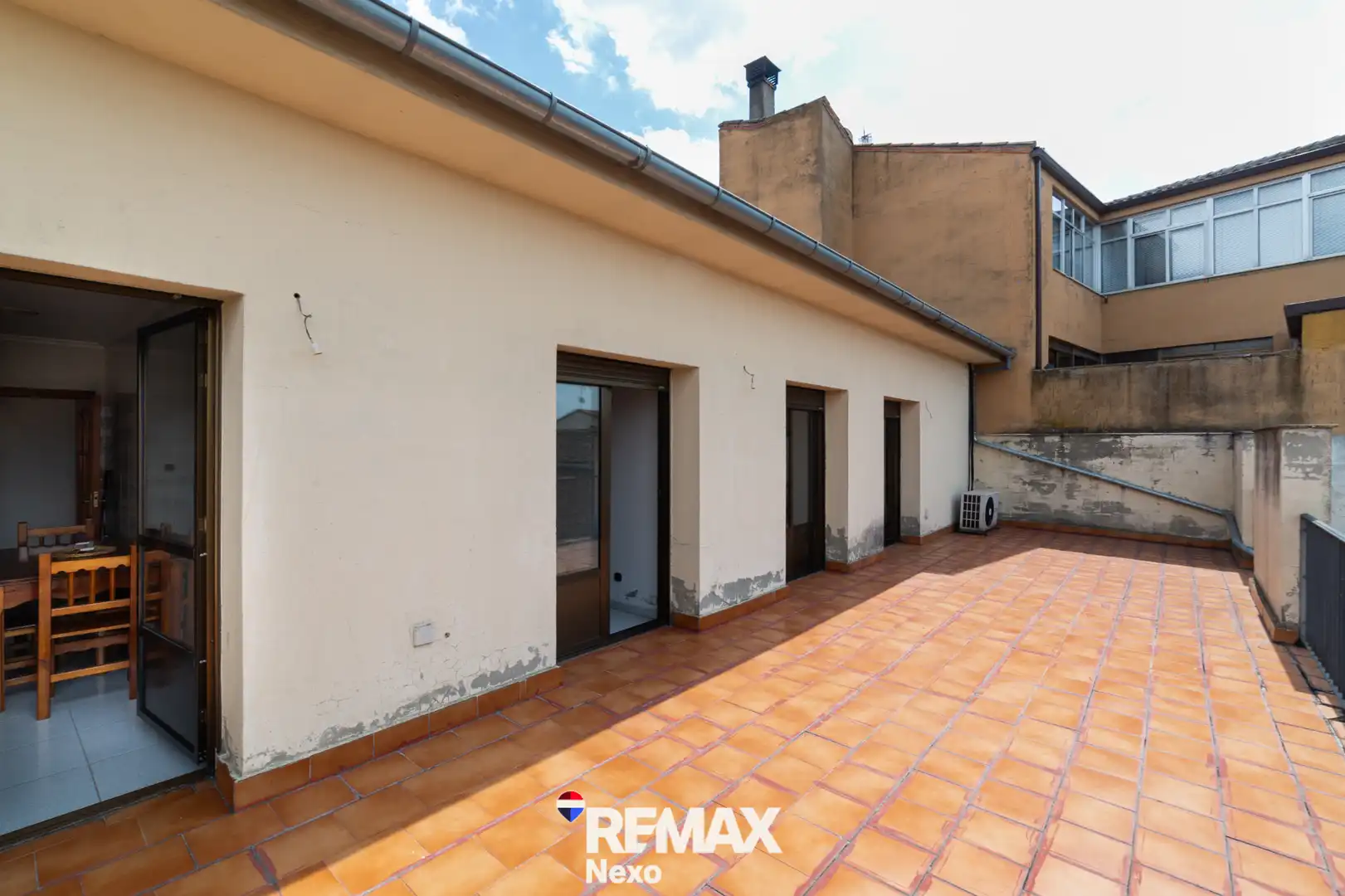 Terraza de Casa adosada en venta en Villaverde de Íscar con Aire acondicionado, Calefacción y Jardín privado