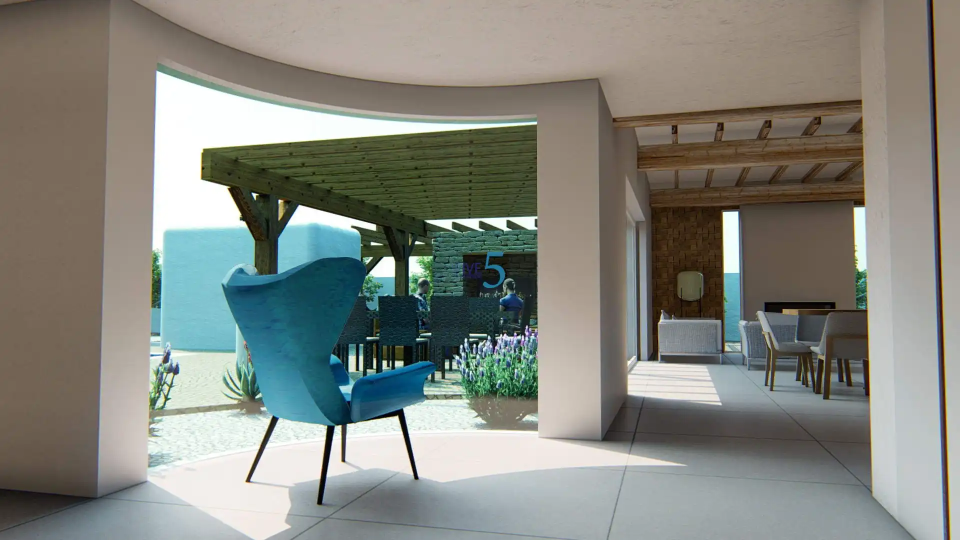 Terraza de Casa o chalet en venta en Pueblo - Urbanizaciones