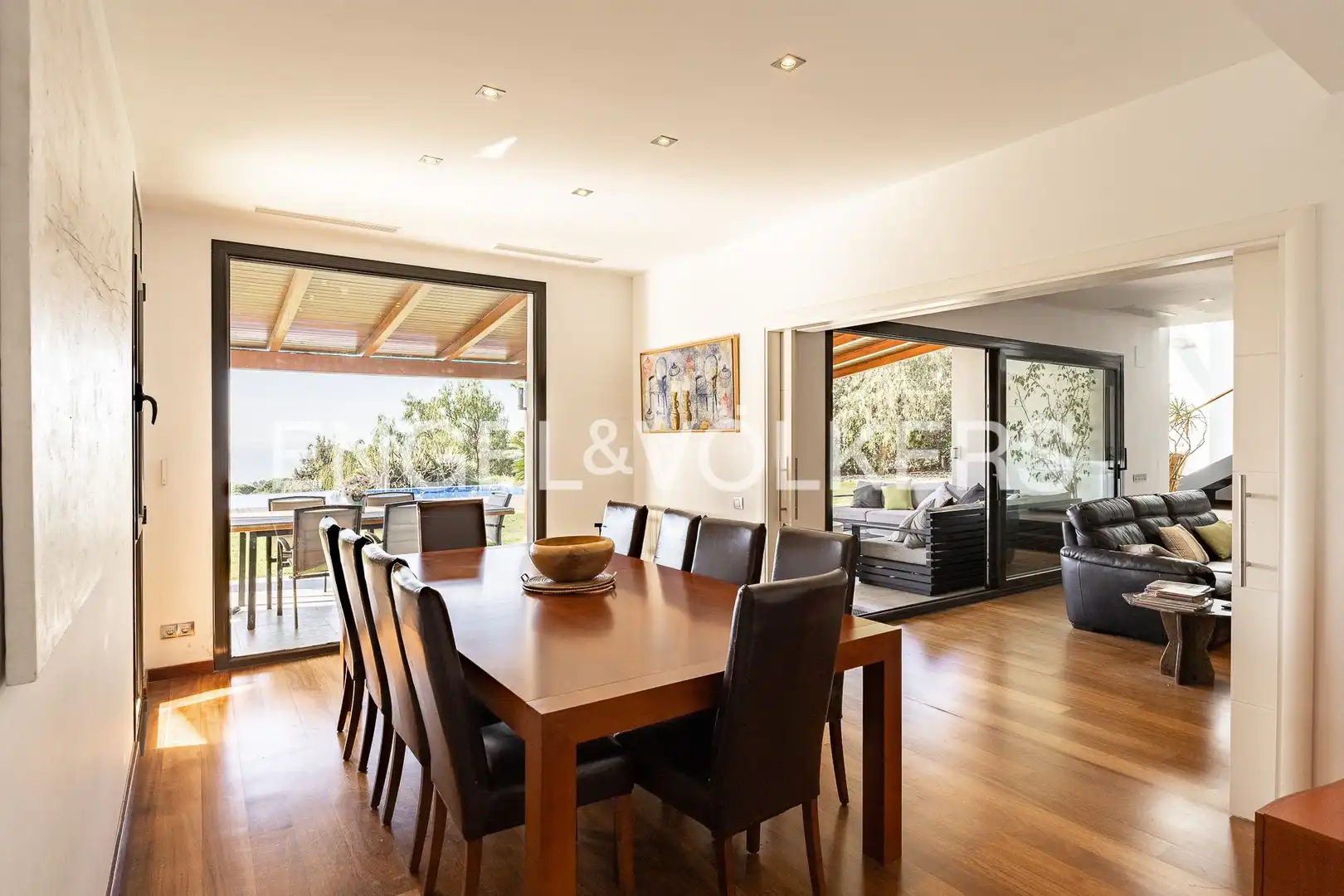 Dining room of Houses for rent in Sant Andreu de Llavaneres  with Air Conditioner, Heating and Private garden